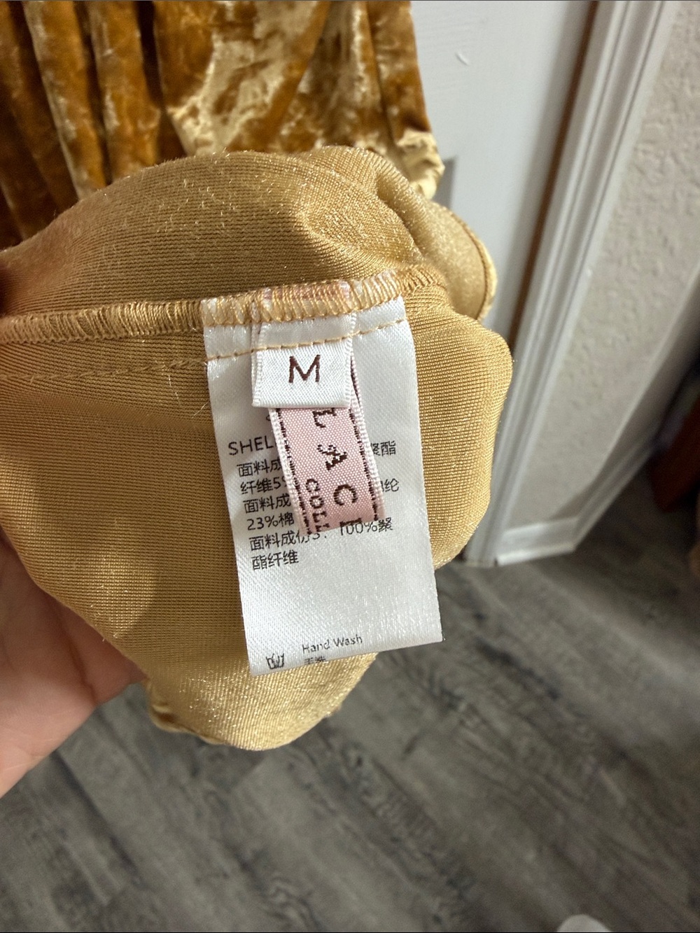 Embroidered Pink Satin & Brown Velvet Slip Dress with Lace Accents - Picture 4 of 8